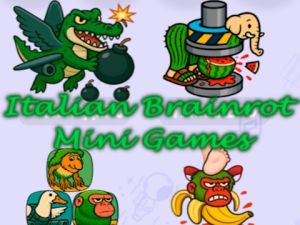 Joc Italian Brainrot Mini Jocs  en línia