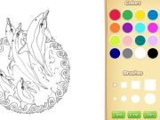 Joc Llibre per pintar de Mandala per a adults en línia