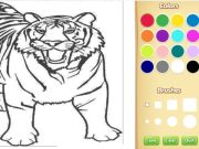 Joc Llibre de pintar Tiger en línia