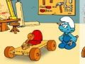 Joc El cotxe dels Smurfs Handy  en línia