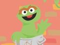 Joc 123 Sesame Street: llançament de la paperera d'Oscar  en línia