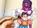 Joc Steven Universe: llibre per pintar  en línia