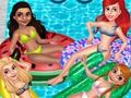 Joc Flotadors de festa a la piscina princesa  en línia