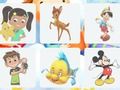 Joc Personatges de dibuixos animats: memòria  en línia