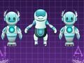 Joc Robots: Coincidència de targetes de memòria  en línia