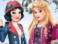 Joc Aurora i Blancaneu Moda d'hivern  en línia