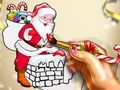 Joc Pintar el Pare Noel de Nadal  en línia