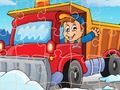 Joc Jigsaw de camions d'hivern en línia