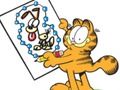 Joc Garfield connecta els punts  en línia