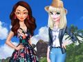 Joc Terra vs Mar: Moana vs Elsa  en línia