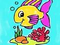 Joc Llibre per pintar de peixos  en línia