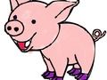 Joc Llibre per pintar de porc  en línia