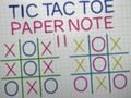 Joc Tic Tac Toe Paper Note II en línia