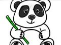 Joc Tornada a l'escola: Pintar Panda  en línia