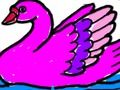 Joc Tornada a l'escola: llibre per pintar del cigne  en línia