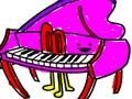 Joc Tornada a l'escola: llibre per pintar d'instruments musicals  en línia