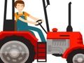 Joc Tractors de granja de dibuixos animats  en línia