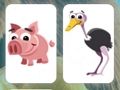 Joc Targetes d’animals Memòria  en línia