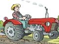 Joc Trencaclosques de tractors de dibuixos animats  en línia