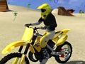 Joc Motocicleta platja acrobàcia  en línia