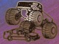 Joc Monster Trucks per pintar  en línia
