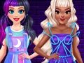 Joc BFF Neon Fashion Dress Up en línia