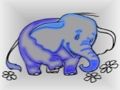 Joc Colorant elefant per a nadons en línia