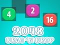 Joc 2048 arrossega i deixa anar  en línia