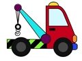 Joc Llibre per pintar: camions excavadors  en línia