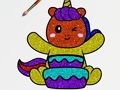 Joc Llibre per pintar Glitter Unicorns  en línia