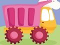 Joc Cute Kids camions Jigsaw en línia