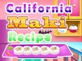 Joc Recepta de maki de Califòrnia  en línia