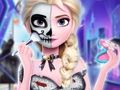 Joc Tatuatge de festa de Halloween d'Elsa  en línia