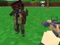 Joc Tir de vehicles i zombis en bloc  en línia