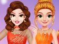 Joc Vesteix de patinatge sobre gel princeses  en línia