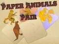 Joc Parella d'animals de paper  en línia