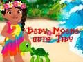 Joc La bebè Moana es posa endreçada  en línia