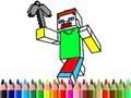 Joc Tornada a l'escola: Pintar Minecraft  en línia