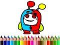 Joc Tornada a l'escola: llibre per pintar d'OddBods  en línia
