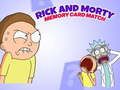 Joc Coincidència de targetes de memòria Rick i Morty  en línia