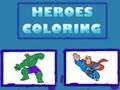 Joc Herois per pintar  en línia
