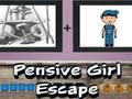 Joc Escape de noia pensativa  en línia