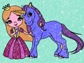 Joc Llibre per pintar per a nenes Glitter  en línia