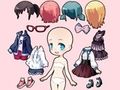 Joc Nina Princesa Anime Chibi  en línia