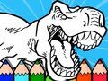 Joc Pintar dinosaures per a nens  en línia