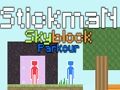 Joc Stickman Skyblock Parkour en línia