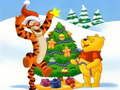 Joc Trencaclosques de Nadal de Winnie the Pooh  en línia