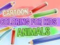 Joc Dibuixos animats per pintar per a nens Animals  en línia