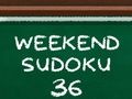 Joc Sudoku de cap de setmana 36  en línia