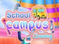 Joc Neteja del campus escolar  en línia